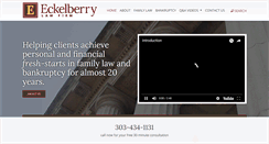Desktop Screenshot of eckelberrylaw.com